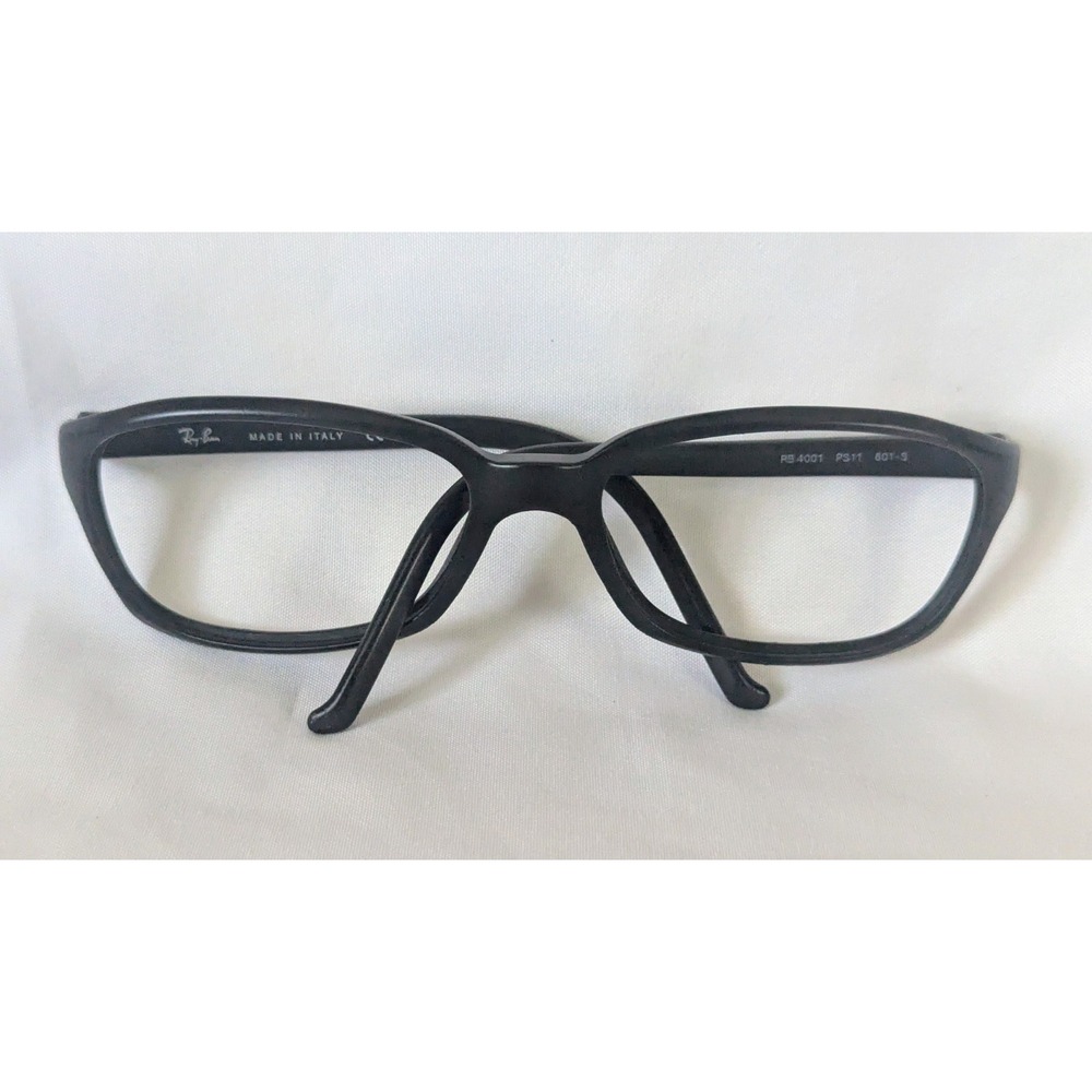 Ray Ban Sunglasses FRAME ONLY Predators RB 4001 PS11 601-S Black Italy 58-18 125